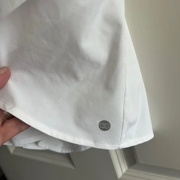 EUC like new Calia  Women's White Step Up Shorts, size L. Lined. Athletic - Picture 4 of 11